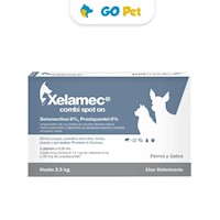 Xelamec Combi Spot On 0.25 Ml Menor a 2.5 Kg x 1 Pipeta - Antipulgas y Antiparas